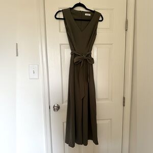 Calvin Klein Olive Green Jumpsuit